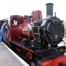 Narrow gauge Polish engine at new home on South Tyndale Railway