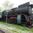 Skansen w Chabówce - lokomotywa czarna